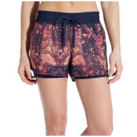 CALIA by Carrie Underwood 2 in 1‎ Athletic Running Shorts Medium Navy - Picture 1 of 5